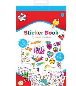 Sticker Book Assorted Designs & Sizes Over 1000 Stickers
