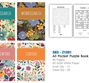 A5 Crossword / Sudoku / Wordsearch Books